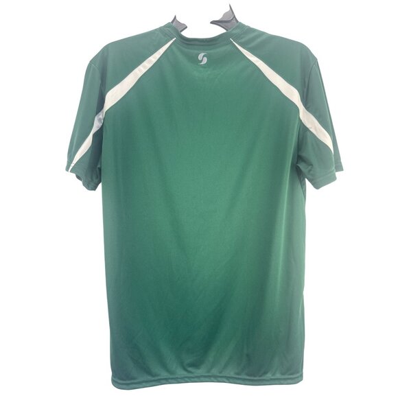 Soffe Athletic Soccer Shirt Green Size M Moisture Wicking Sports Tee - Picture 3 of 8